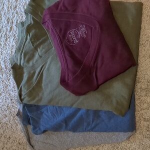 Mens 4Pc Bundle - Cotton V Necks